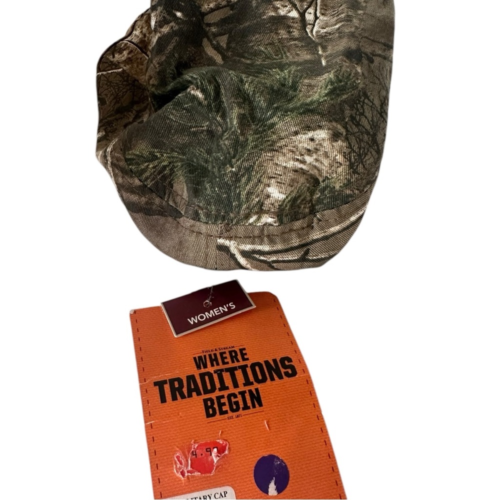 Field & Stream camouflaged cap women’s short bill NWT‎ - Picture 3 of 8